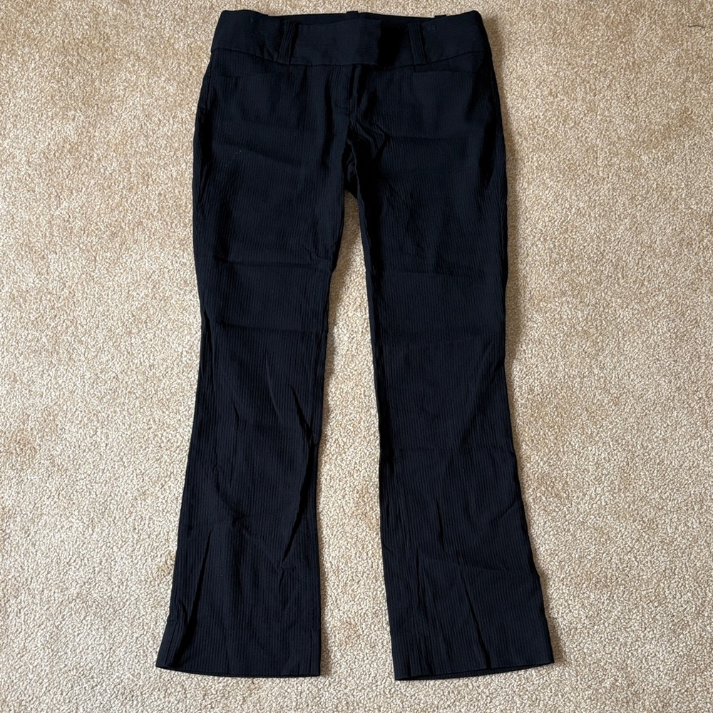 The Limited Black Boot Cut Pants 4S exact stretch 4 short